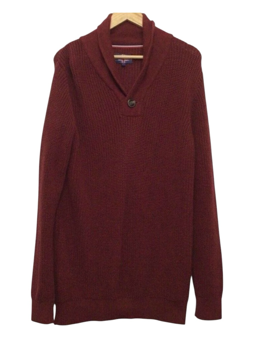 SOUL of London 2XL 100% organic cotton knit sweater men Gorpcore Normcore